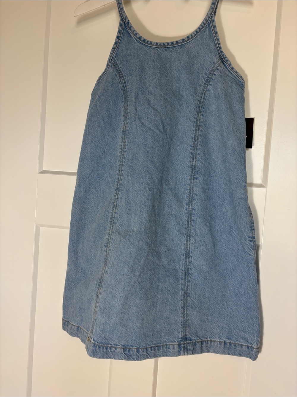 art class Light Blue Denim A-Line Kids Dress